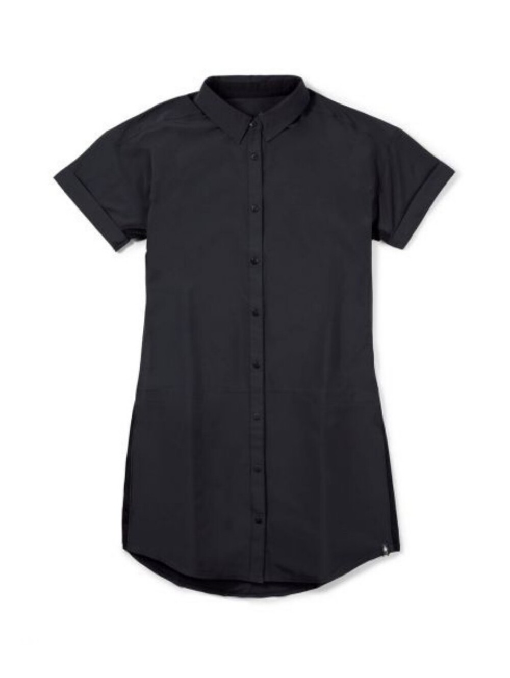 Smartwool Black Merino Wool Sport Shirt Dress Women's Size Small